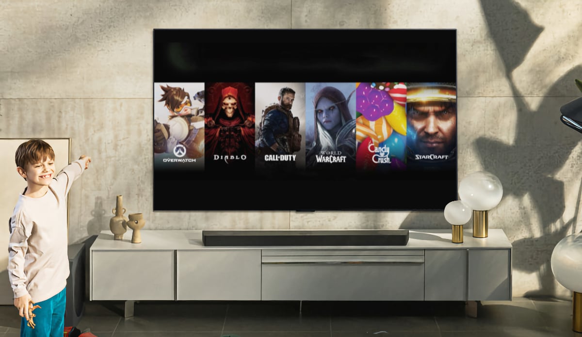 动视暴雪游戏在电视